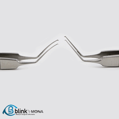 Stainless Utrata Capsulorhexis Forceps Ophthalmic Instrument with Flat Handle