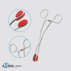 Young Tongue Forceps Surgical Dental Piercing Tool CE