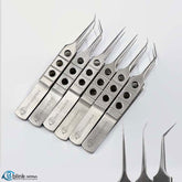 8.5cm Ophthalmic Medical Tweezers Stainless Steel Surgical Forceps