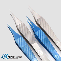 Ophthalmic Adson Tissue Forceps for Eye Surgery with Teeth