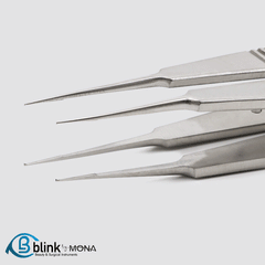 Ophthalmic Microscopic Forceps Straight Surgical Instrument 1×2 Toothed