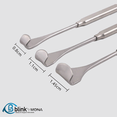 Stainless Eyelid Retractor Instrument Ophthalmic Eyelid Hook