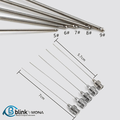 Stainless Lacrimal Irrigation Cannula Flushing Probe Ophthalmic Instruments