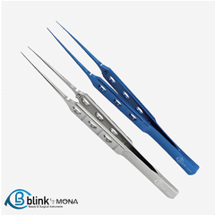 Straight Toothed Ophthalmic Suture Tying Forceps Surgical Instrument 1*2 Tooth with Three-hole