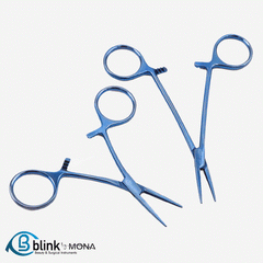 Titanium Mosquito Artery Forceps Ophthalmic Hemostat Instruments with Serrated Jaws