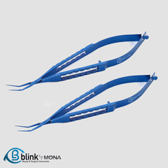 Titanium Inamura Capsulorhexis Forceps Ophthalmic Instrument with Hollowed Flat Handle