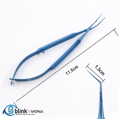 Titanium Inamura Capsulorhexis Forceps Ophthalmic Instrument with Round Handle