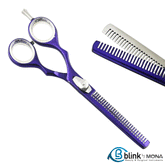Purple Barber Thinning Scissors 6 ''