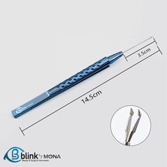 Micro Integral Vitreo Intraocular Retinal Forceps Ophthalmic Instrument with Pitted Textures