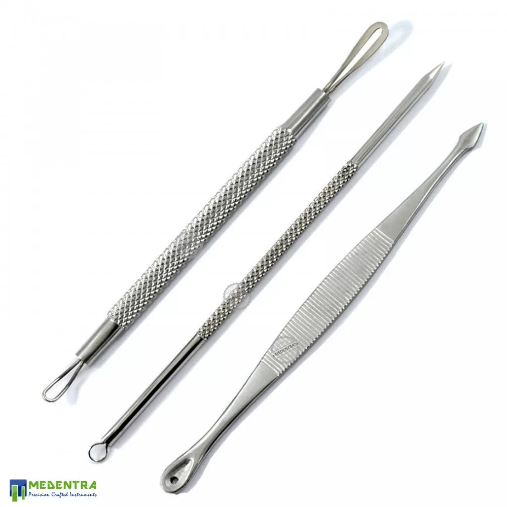 3Pcs Comedone Extractors