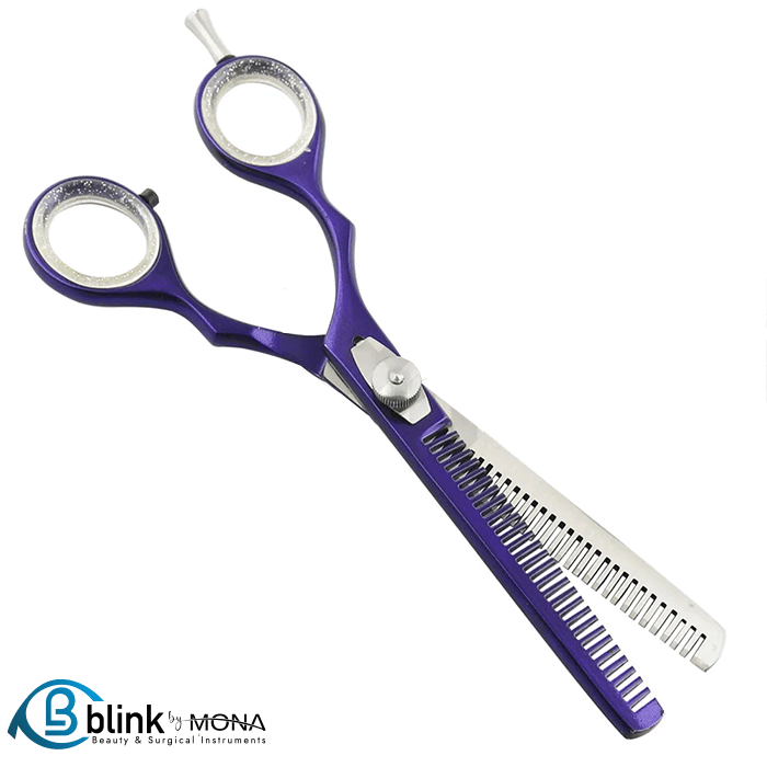 Purple Barber Thinning Scissors 6 ''